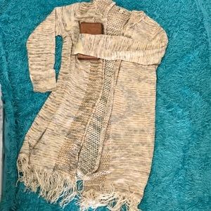 Live & Let Live Hooded Knit Cardigan Sweater | L